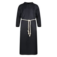 PRICES MAY VARY. Mens Monk Robe Family Cosplay Robe Black Hooded Uniform with Cord Belt Set Halloween Costumes The costume suit includes: robe+belt Features: full length robe with attached hood; white cord belt that ties at waist; Side slits for easy mobility Great choice for daily wear, birthday party, stage performance, Halloween cosplay, photograph, cosplay costume, theme party etc. Please double check the size chart before ordering, and choose the size that suits you. Uncle Fester Costume, Uncle Fester, Reaper Costume, Addams Familie, Family Cosplay, Hooded Robe, Halloween Cosplay, Mens Costumes, Costume Dress