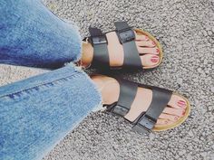 —@deepikasarangi - After walks on a lazy afternoon. #birkinstocks Comfortable Double Strap Leather Footbed Sandals, Comfortable Footbed Sandals With Buckle Closure, Everyday Cushioned Slide Footbed Sandals, Comfortable Double Strap Cushioned Footbed Sandals, Trendy Double Strap Cushioned Footbed Sandals, Comfortable Everyday Slides With Round Toe, Everyday Slides With Cushioned Footbed And Round Toe, Casual Double Strap Cushioned Footbed Sandals, Casual Double Strap Slides With Arch Support