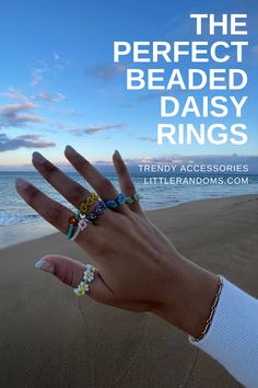 If you're going to accessorize, make it fun! Daisy Ring, Trendy Accessories, Live Lokai Bracelet, Make It, The Year, Quick Saves