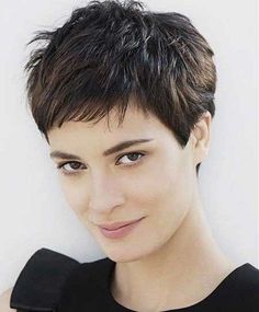 Choppy Pixie, Pixie Haircut Styles, Haircut Styles For Women, Thick Hair Cuts, Pixie Haircut For Thick Hair, Short Hairstyles For Thick Hair, Very Short Hair