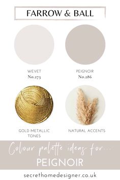 the color scheme for farrow and ball's neutral palette ideas for peony