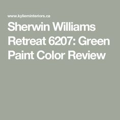 shewin williams retro 607 green paint color review