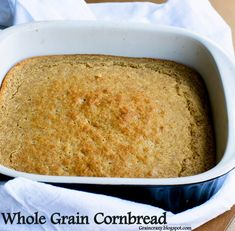 a casserole dish with bread in it