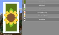 an image of a sunflower in minecraft