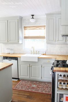 the kitchen is clean and ready to be used as a place for cooking or eating