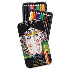 prismcolor pencils in tin with case