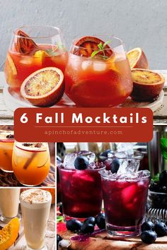 Fall Mocktails apple recipes and pumpkin spice mocktail recipes along with other non alcoholic fall drink recipes are so fun for entertaining. Mocktails For Fall, Wedding Mocktails, Best Mocktails, Easy Mocktail Recipes, Fall Cocktails Recipes, Mocktail Recipes, Thanksgiving Drinks