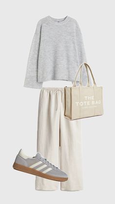 Outfit idea Marc Jacobs Tote Bag, Marc Jacobs Tote, Linen Pants, Marc Jacobs, Tote Bag, Pants, Trousers