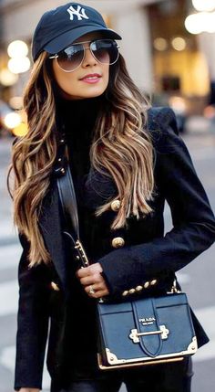 Stil Elegant, Looks Black, Looks Chic, Outfits Casuales, Black Jacket, Look Fashion, Classy Outfits