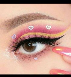 Day Eye Makeup, Cute Eye Makeup, Kawaii Makeup, Magical Makeup, Eye Makeup Pictures, Ethereal Makeup, Eye Makeup Designs, Creative Eye Makeup