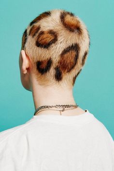 White Braids, Cool Hair Designs, Leopard Hair, Men Hair Color