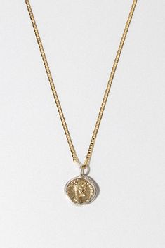 Caesar Coin Necklace Child Of Wild, Petite Necklace, Gold Coin Necklace, Gold Statement Necklace, Gold Overlay, Layered Jewelry, Special Jewelry, Coin Necklace, Gold Chain Necklace