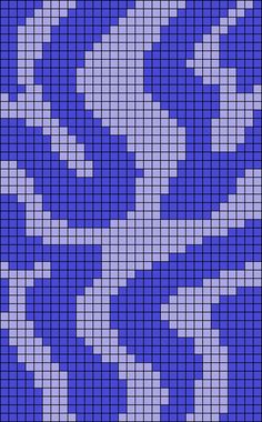 a blue and white pattern with squares on it