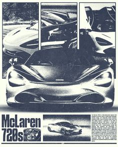 the front page of a magazine with an image of a sports car