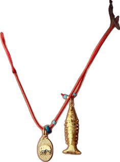 Red Fish-shaped Jewelry Gift, Traditional Fish-shaped Jewelry Gift, Traditional Fish-shaped Jewelry For Gift, Gold Fish Necklace, Lover Necklace, String Necklace, Fish Necklace, Lovers Necklace, Silver Fish