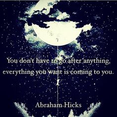 an image of the moon and clouds in the night sky with abraham nicks quote