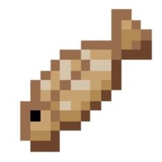 an image of a pixelated object in brown and white