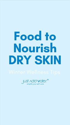 ❄️Winter Wellness Tip for Self-Love Month💙

Dry Skin Nutrition : As the cold fronts blow in so does dryness for your skin. Lathering on the lotions & oils & drinking lots of water are great ways to protect your skin’s moisture and softness from the outside, but what about from the inside? 🧖🏽‍♀️

Try adding more of these antioxidant-rich, omega-3-rich, plant-based foods to your  meals this season to nourish your body’s biggest organ! 
 • @justaddwaterinc
 • https://justaddwaterinc.com/ Winter Skin Care Tips Natural Remedies, Winter Dry Skin Care, Cold Weather Skin Care Tips, Skin Care For Winter Dry Skin, Winter Skin Care Routine For Dry Skin, Natural Remedies For Insomnia, Lotion For Oily Skin, Skin Nutrition, Face Cream Best