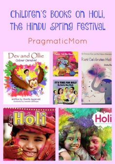 children's books on holi, the hindu spring festival and pragmati mom