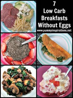 the 7 low carb breakfasts without eggs are so good to eat and they're