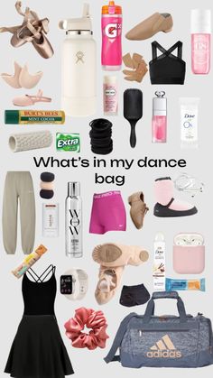 what's in my dance bag? i have no idea what to do with it