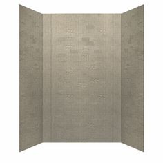 a room divider with an intricate design on the top and bottom panel, open to reveal