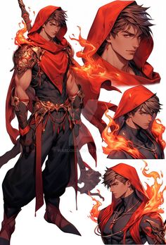 Male Phoenix Character Design, Male Mage Character Art, Fantasy Male, Arte Inspo, Character Design Male, Character Design References, Character Creation