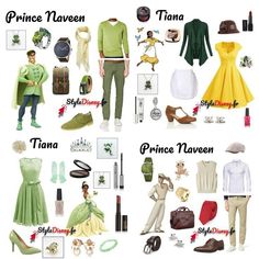 the princess and the frog costume guide for prince naven, tiana, prince naven