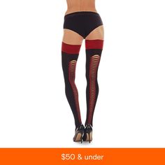 in stock Tight Red Bottoms For Night Out, Red Stretch Thigh High Legwear, Red Stretch Thigh High Hosiery, Red Stretch Thigh-high Legwear, Red Stretch Thigh-high Hosiery, Red Fitted Hosiery For Party, Fitted Red Hosiery For Party, Fitted Red Party Hosiery, Fitted Red Legwear For Party