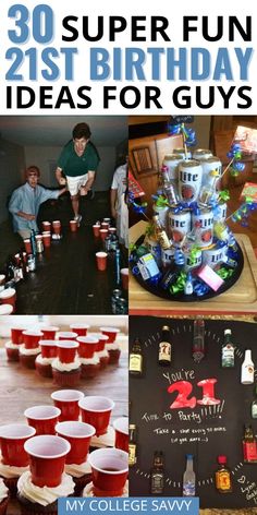 birthday party ideas for guys that are super fun