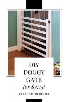 the diy doggy gate for $ 3 75