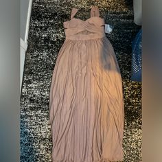 Mauve Color Beige Midi Sundress For Party, Elegant Beige Sundress For Party, Elegant Beige Party Sundress, Beige Fitted Sundress For Party, Fitted Beige Party Sundress, Fitted Beige Sundress For Party, Casual Beige Maxi Dress For Party, Beige Flowy Maxi Dress For Date Night, Flowy Beige Maxi Dress For Date Night