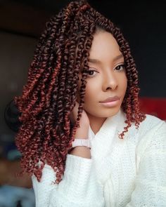 Senegalese Twist Crochet Hair, Passion Twist Crochet, Curly Crochet Braids, Passion Twist Hair, Spring Twist Hair, Curly Crochet Hair Styles, Hair For Women, Braids Hairstyles Pictures, Twist Hair