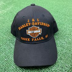 J & L Harley Davidson Adjustable Hat One Size Fits All New Without Tags Condition | Patches & Embroidery Features Throughout | Very Clean And Simple Piece, Could Be Worn For Any Occasion | Hat Was Purchased From One Of South Dakotah’s Few Harley Dealerships. They Have Built An Amazing Family Of Riders, United With One Passion: The Harley-Davidson Motorcycle. | From Late 00’s - Early 10’s 1-3 Day Shipping On All Items, Bundle To Save, Message With Questions/Concerns Black Baseball Cap For Outdoor Fall Activities, Adjustable Orange Hat With Embroidered Logo, Orange Adjustable Hat With Embroidered Logo, Harley Davidson Accessories, Occasion Hats, Harley Davidson Motorcycle, Adjustable Hat, One Size Fits All, Orange Black