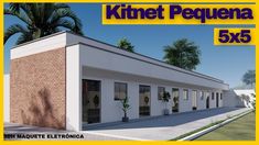 an image of a building with the words kittet pequena 5x5