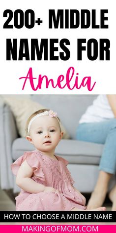 Looking for the perfect middle names for Amelia? Here are over 150 awesome options that sound perfect for your newborn baby girl. Superhero Names, Classic Names, Name Inspiration, Baby Planning, Middle Name, Newborn Baby Girl