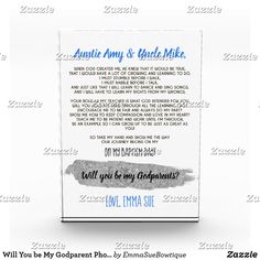 an image of a wedding card with the words, will you be my bridesmaid?