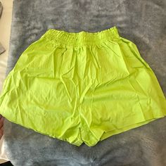 Never Worn Swim Cover, Neon Green, Cover Up, Swimming, Womens Shorts, Neon, Green, Women Shopping, Color