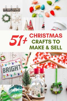 christmas crafts to make and sell with text overlay