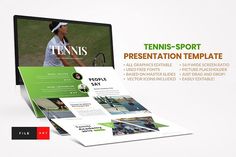 the tennis presentation is ready to be used on your computer or in any other device