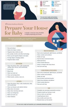 a babysith's house is shown with the words prepare your house for baby