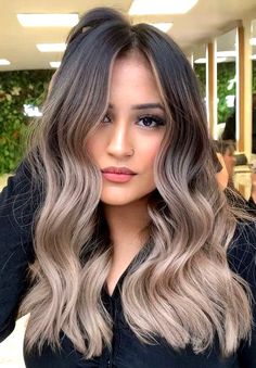 Ash Brown Hair Balayage, Ash Blonde Hair Balayage, Ashy Hair, Beige Hair, Brown Ombre Hair, Ash Hair, Ash Hair Color, Ash Brown Hair, Color Balayage