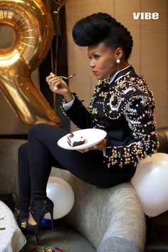 Janelle Monet, Janelle Monae, Braiding Styles, Janelle Monáe, Natural Styles, Wedding Dreams, Hair Journey, About Hair, Black Is Beautiful