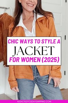 Find the best tips on styling a Women's Jacket to add flair to your Women's Fashion. This guide covers ways to transform your Women's Outerwear into a chic statement piece, whether you’re dressing up for a night out or keeping it casual. Discover layering techniques and outfit ideas that make your Women's Jacket the star of any look. Layering Techniques, Outfit Combos, Fashion Tutorial, Bold Style, Versatile Outfits