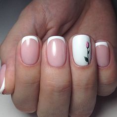 Level Up Your Nail Game: Gorgeous Coffin Shaped Nail Art Ideas for Summer Beginners French Manicure Designs, French Manicure Nails, Stylish Nails Designs, Her Nails, Nail Art Wedding, Nail Swag, Spring Nail Art, Manicures Designs, Acrylic Nail Art