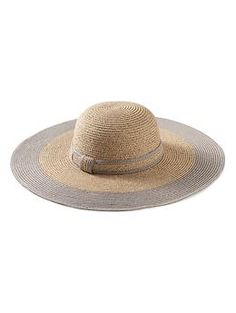 Colorblock Sun Hat | Banana Republic Sun Hat, Wide Brimmed, Sun Hats, Floppy Hat, Color Blocking, Banana Republic, Gluten Free, Sun, My Style