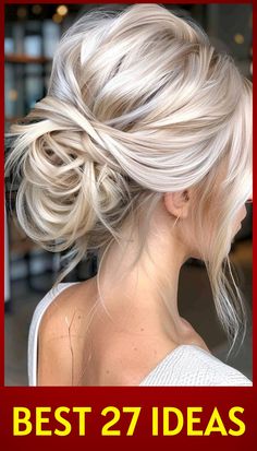 Short Hair Side Updo For Wedding, Updo Hairstyle For Wedding Guest, Updos For Medium Length Hair For Wedding, Updo For Full Face, Simple Elegant Wedding Updo, Loose Wavy Updo, Shoulder Wedding Hair, Updo With Height, Up Do For Long Hair Wedding