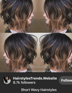 Hairstyles Fall Winter 2023, Balayage Shag Hair Short, Deep Chocolate Brown Hair Short, Short Hairstyle For Rounded Face, Medium Hair For Round Face, Short Hair Ideas For Round Faces, Short Bobs Haircuts, Short Stacked Bob, Short Hair Cuts For Round Faces