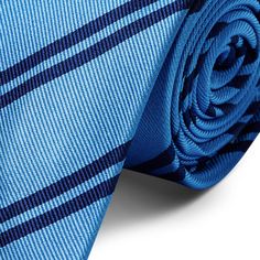 * Understated striped pattern
 * Smooth silk material
 * Modern easy-to-wear width Modern Blue Tie For Business, Modern Blue Ties For Business, Modern Blue Suit And Tie Accessories For Formal, Modern Blue Suit And Tie Accessories For Formal Occasions, Modern Blue Ties For Formal Occasions, Classic Blue Neckwear For Office, Dapper Blue Ties For Workwear, Striped Ties For Workwear, Classic Blue Neckwear For Business