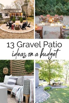 backyard patio ideas on a budget that are easy and cheap to do in the back yard